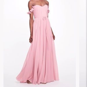 Marchesa Ravenna gown in rose- never worn